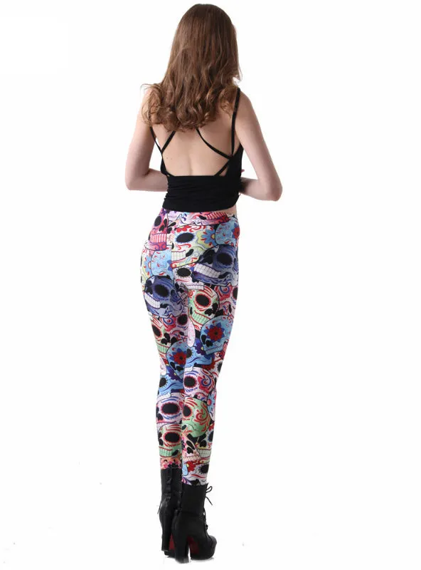 Digital Printed Milk Vintage Fitness Pants