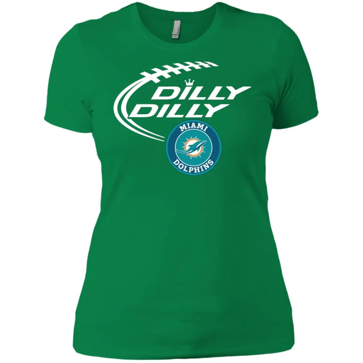 Dilly Dilly Miami Dolphins Nfl Football Women T-Shirt