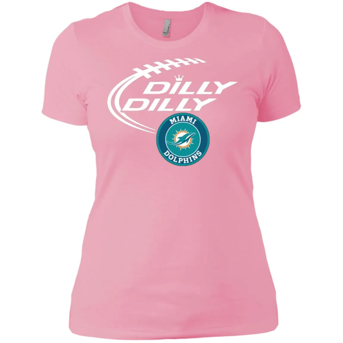 Dilly Dilly Miami Dolphins Nfl Football Women T-Shirt