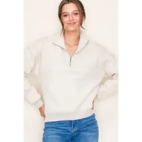 Embrace The Joy Half-Zip Fleece Pullover