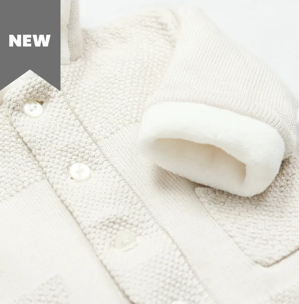 Emile et Rose - Holland Unisex Pom Pom Jacket - Stone
