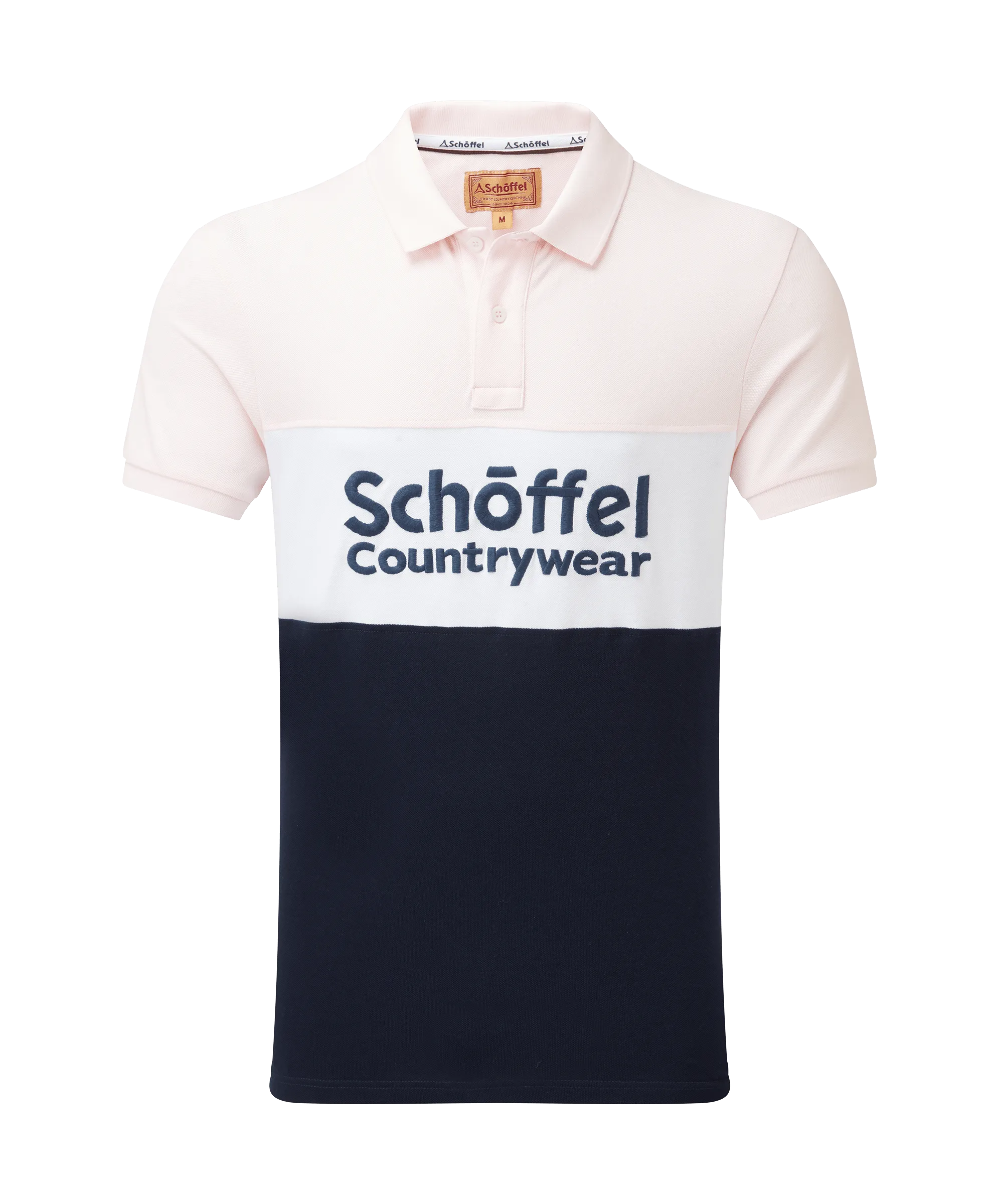 Exeter Heritage Polo Shirt - Pale Pink