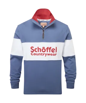 Exeter Heritage Quarter Zip - Stone Blue