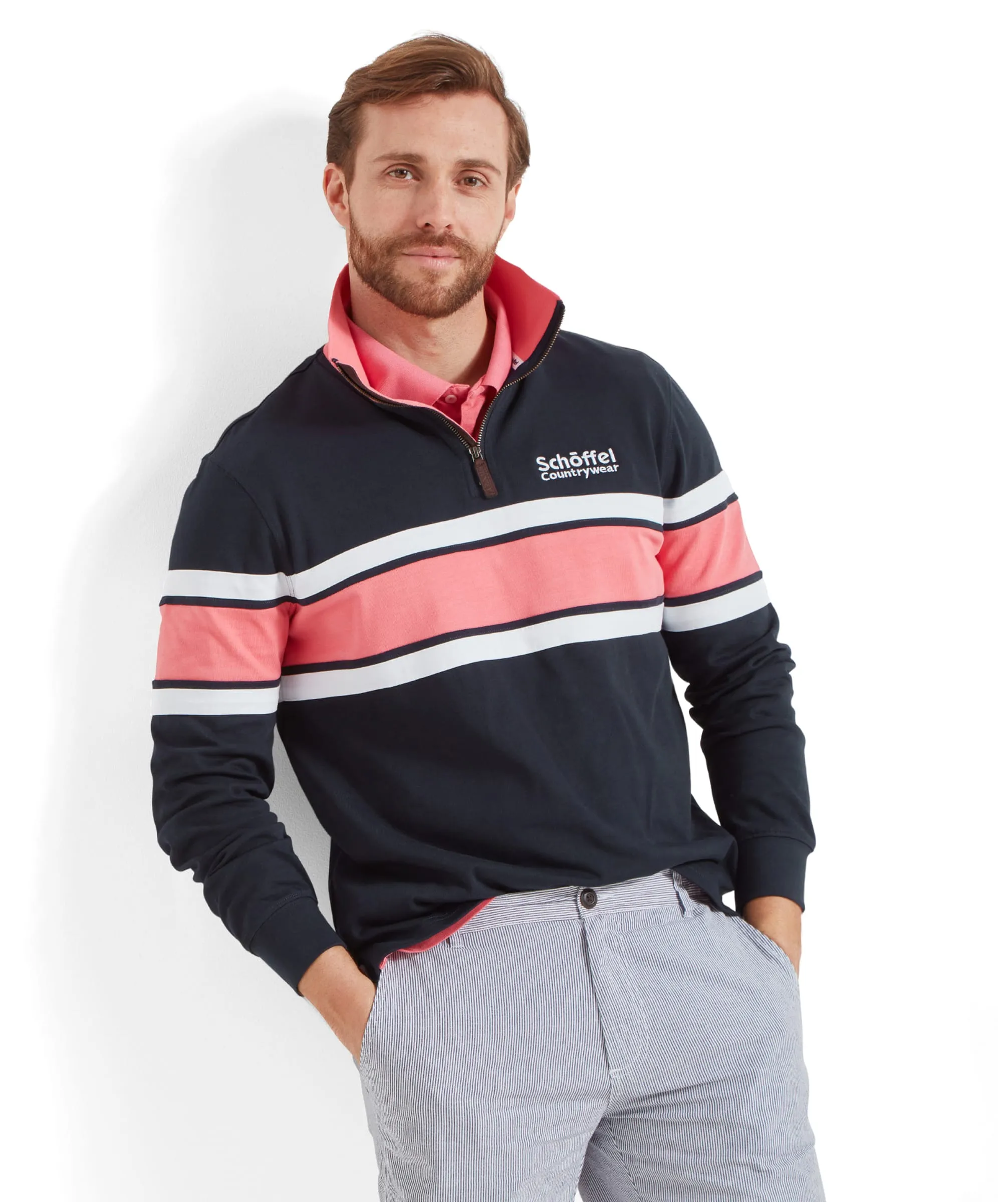 Exmouth Heritage Quarter Zip - Navy
