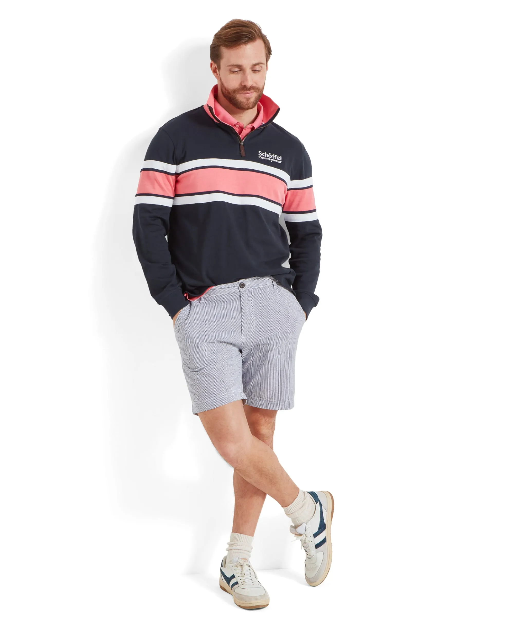 Exmouth Heritage Quarter Zip - Navy