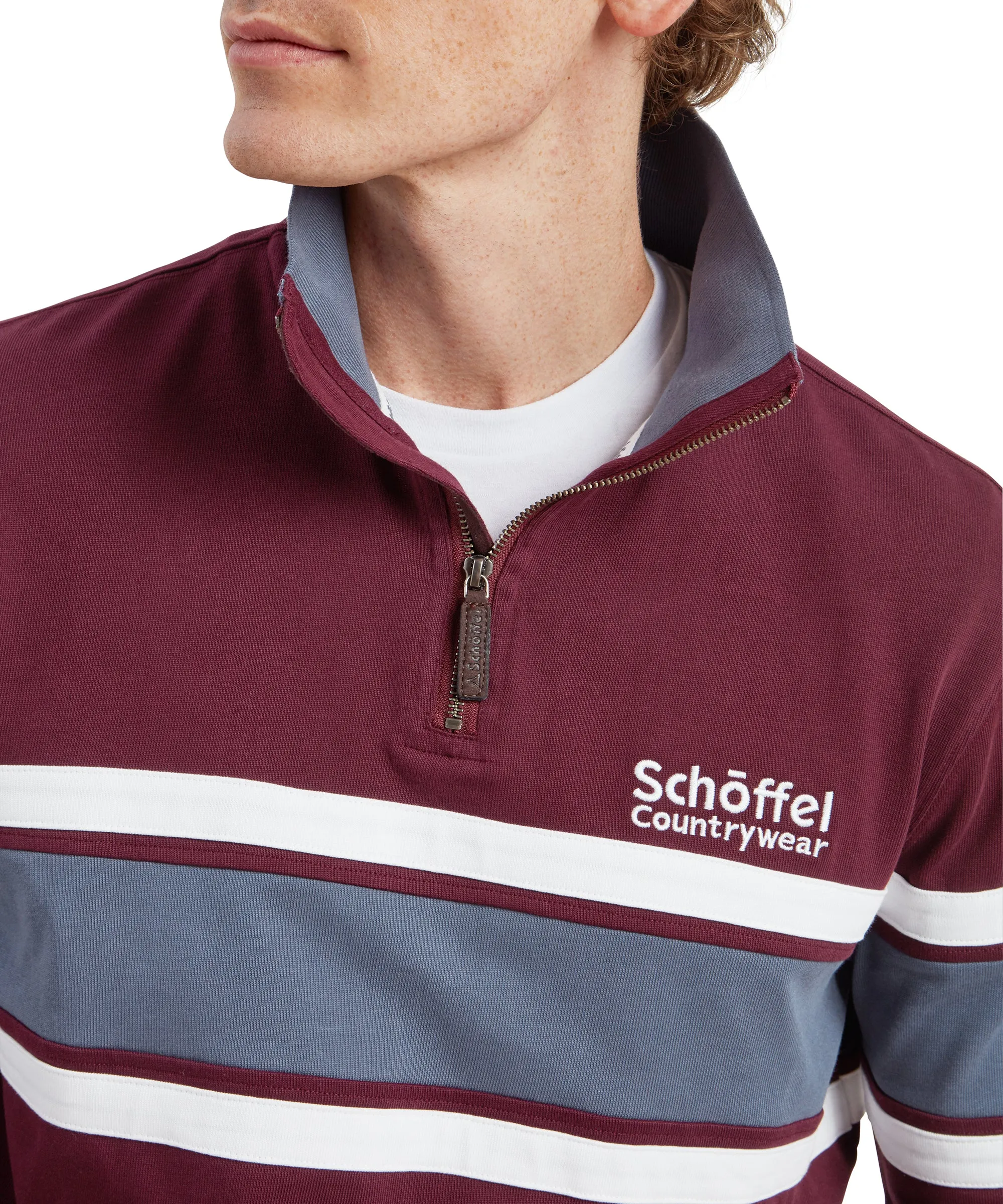 Exmouth Heritage Quarter Zip - Wine