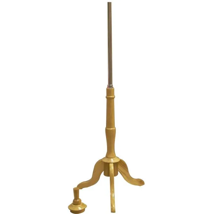Female Display Dress Form on Natural Wood Tripod Base