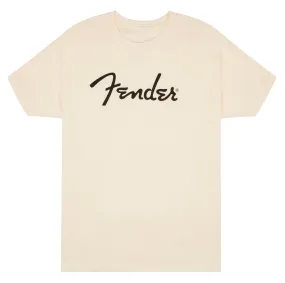 Fender Spaghetti Logo T-Shirt, Olympic White - XL