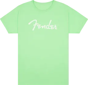 Fender Spaghetti Logo T-Shirt, Surf Green - S