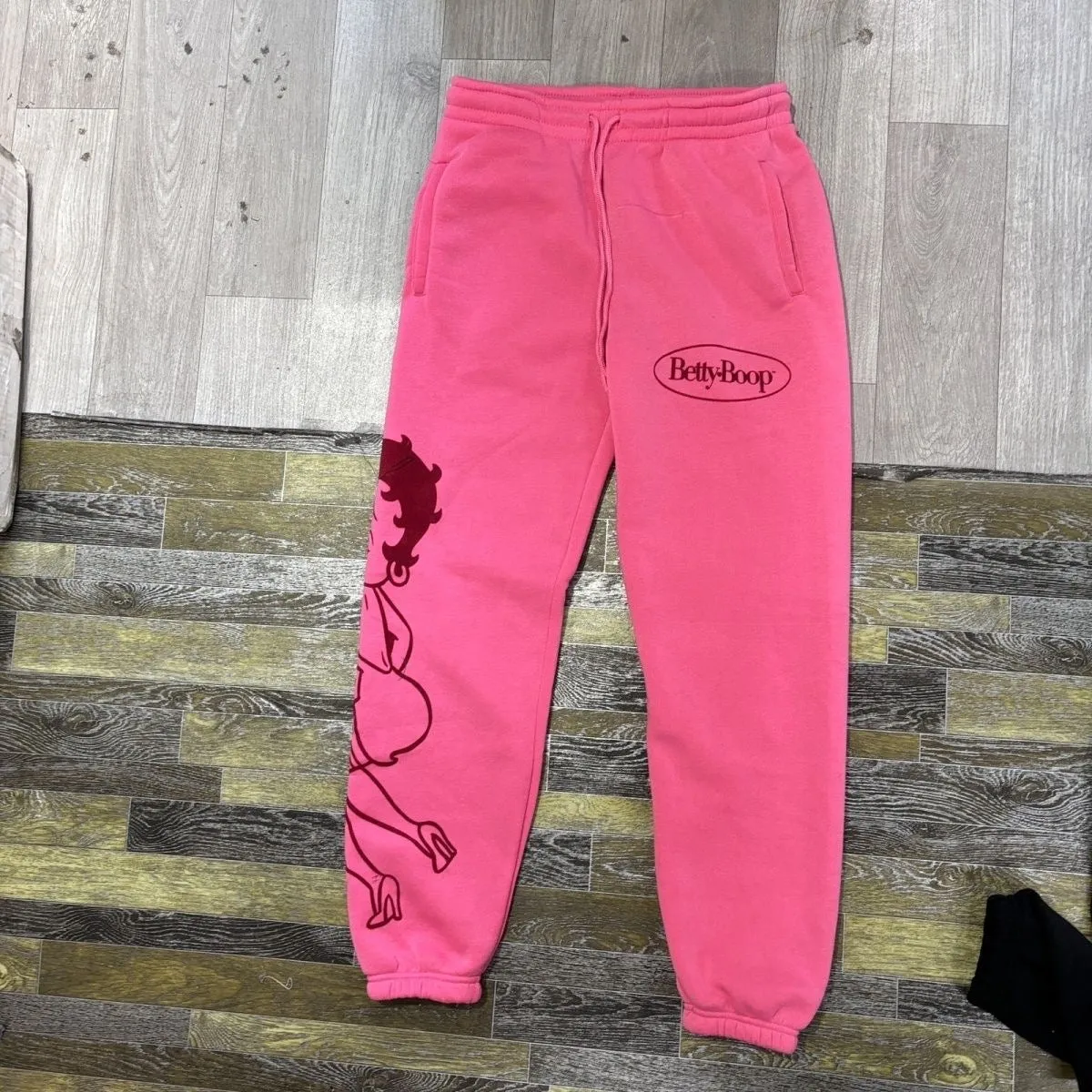Flawed Edition Full Polyester Cartoon Print Sweatpants - Trendy Young Street Style (No Returns or Exchanges)