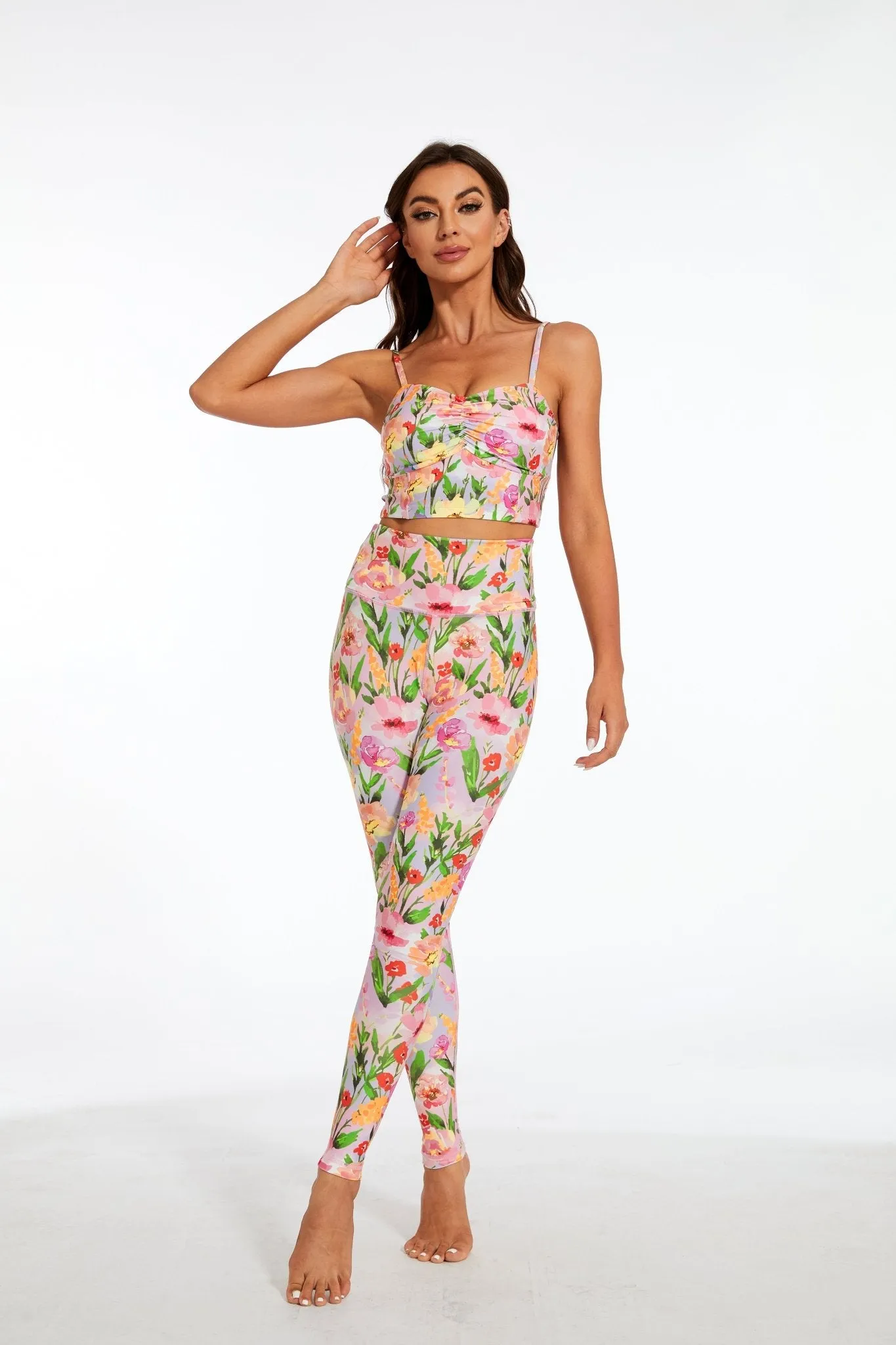 Floral Paradise High-waisted Leggings