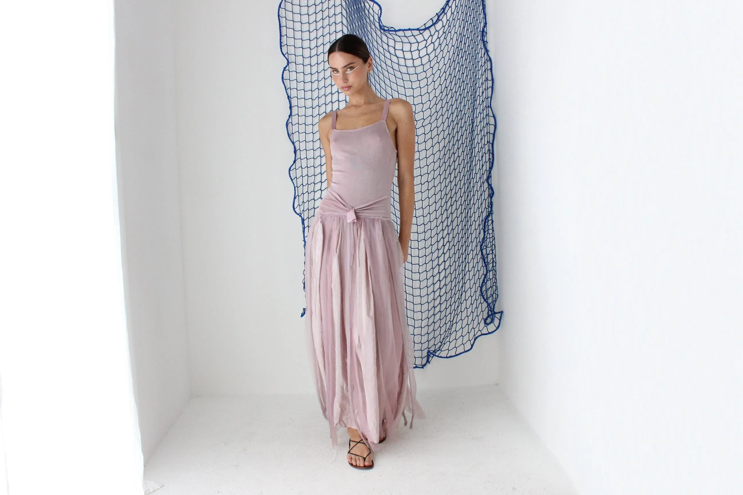 FOUND IN GREECE Y2K Fairy Sprite Nymph Dress
