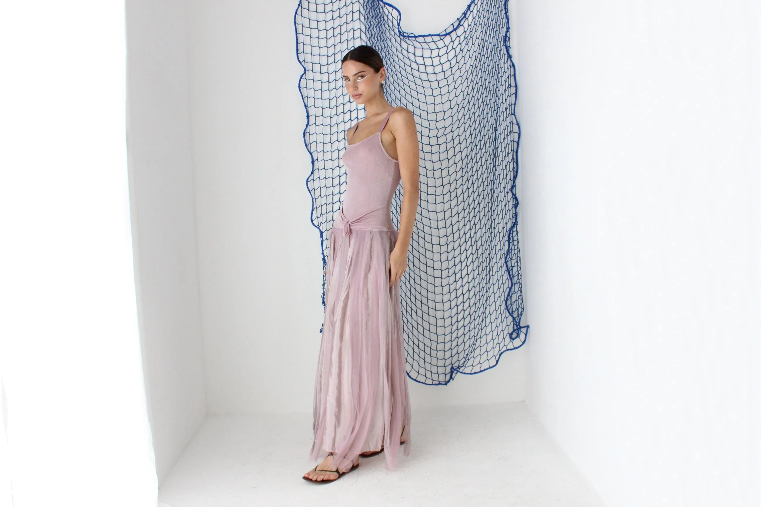 FOUND IN GREECE Y2K Fairy Sprite Nymph Dress