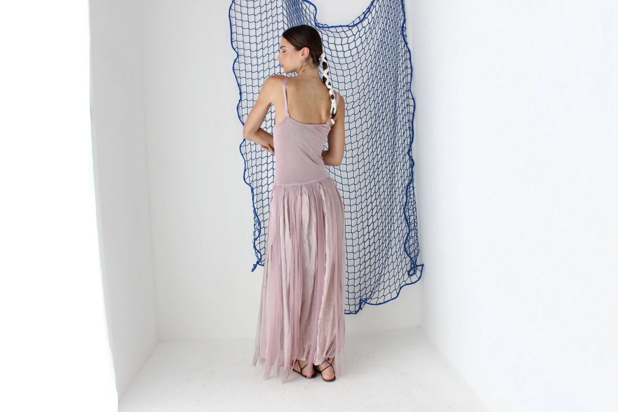 FOUND IN GREECE Y2K Fairy Sprite Nymph Dress