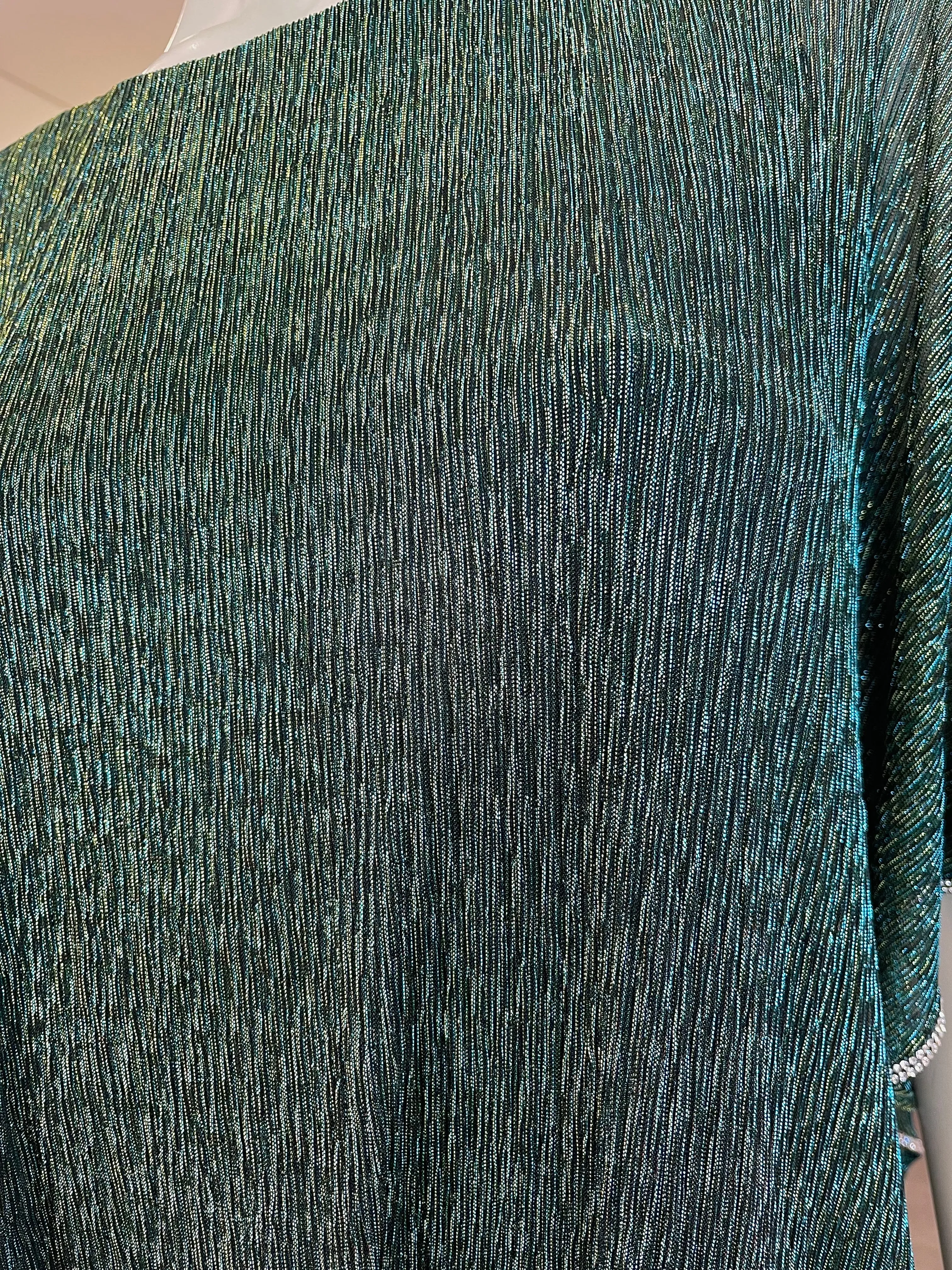 Frank Lyman Lurex Dress - Green