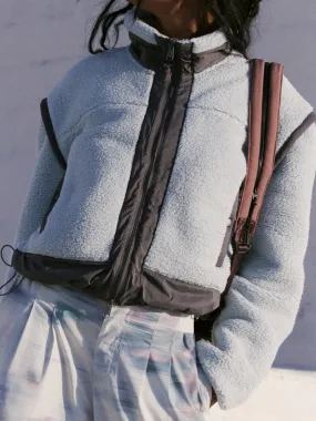 Free People Courtside Fleece- Ice Flow Combo