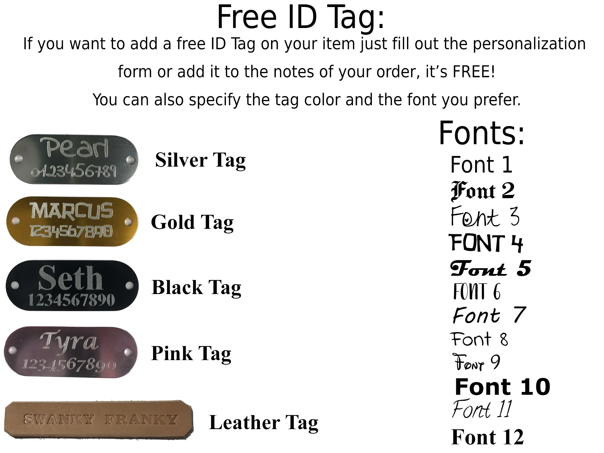 Fully Customizable Adjustable Leather Martingale Dog Collar