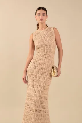 Gigi Sequins Knit Maxi Dress
