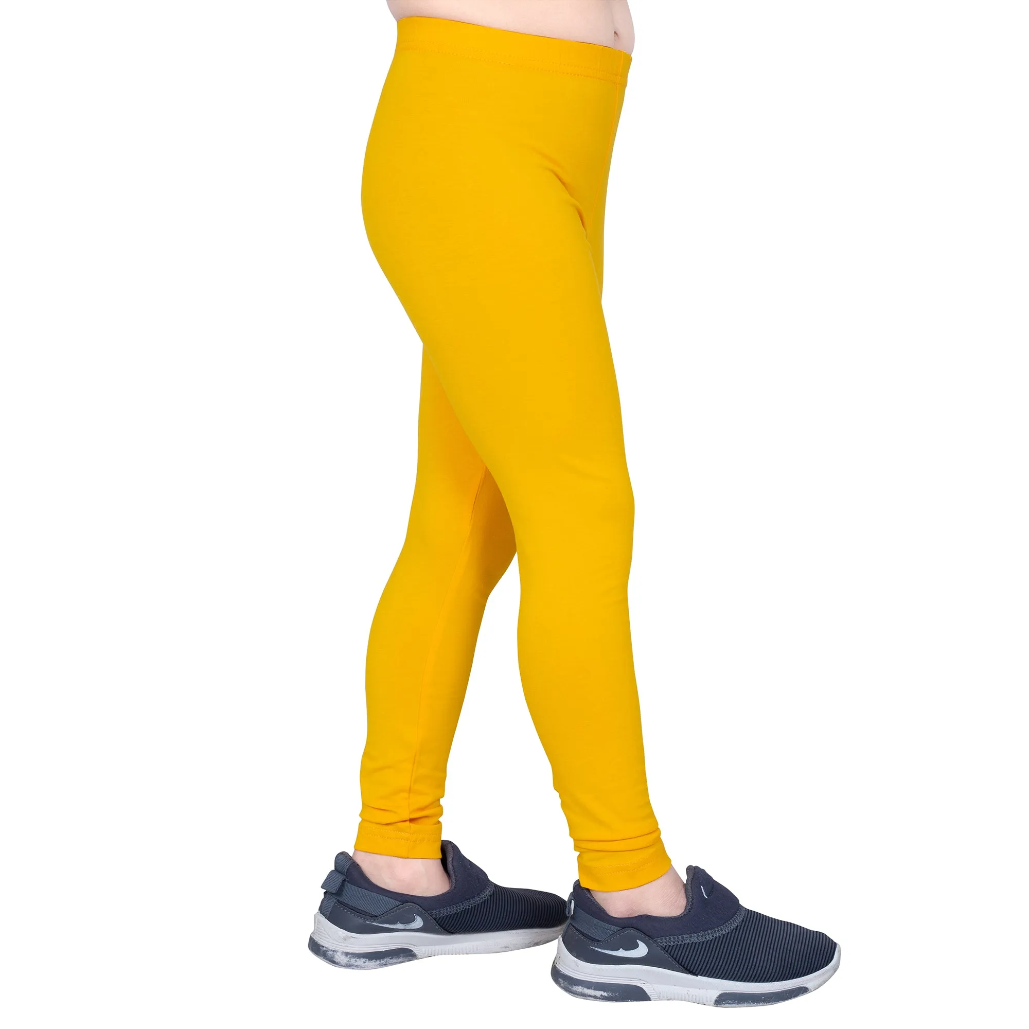Girls Mustard Regular Legging