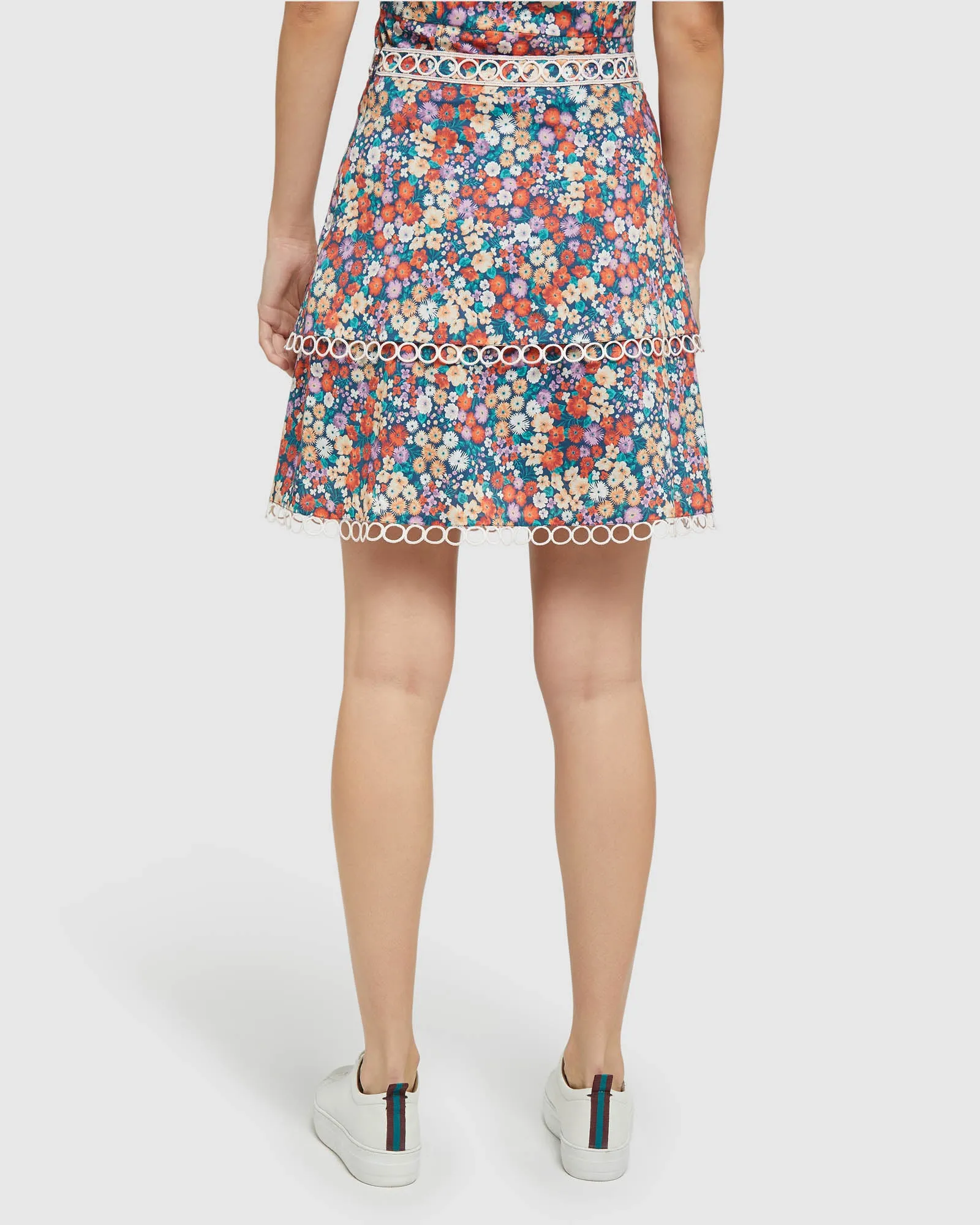Greta Ditsy Floral Skirt