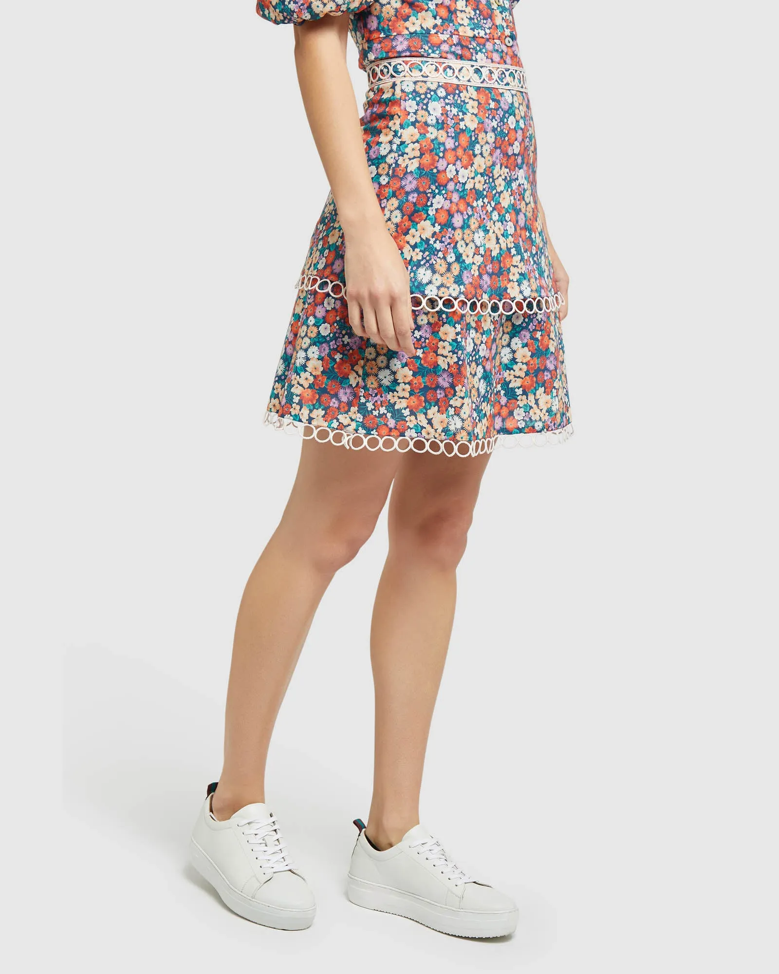 Greta Ditsy Floral Skirt
