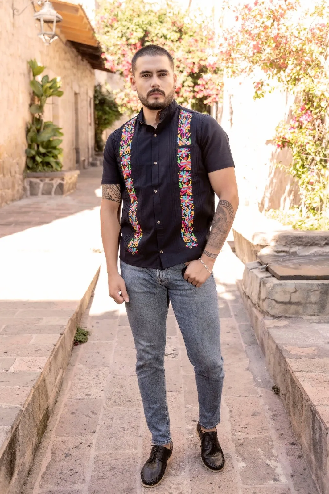 Guayabera Otomi Corta