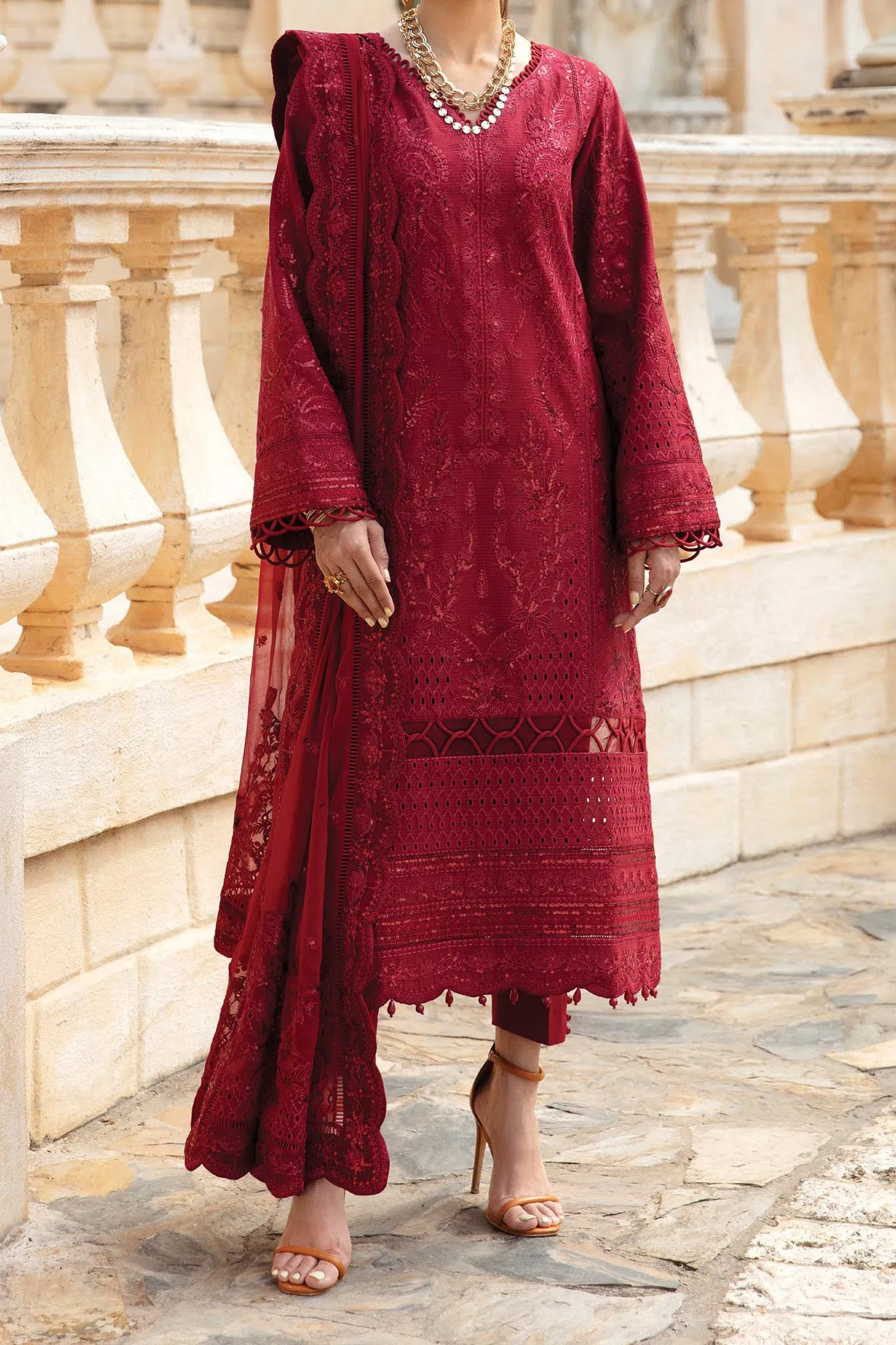 Gulaal Unstitched 3 Piece Luxury Lawn Collection'2024-GL-07-Amelie