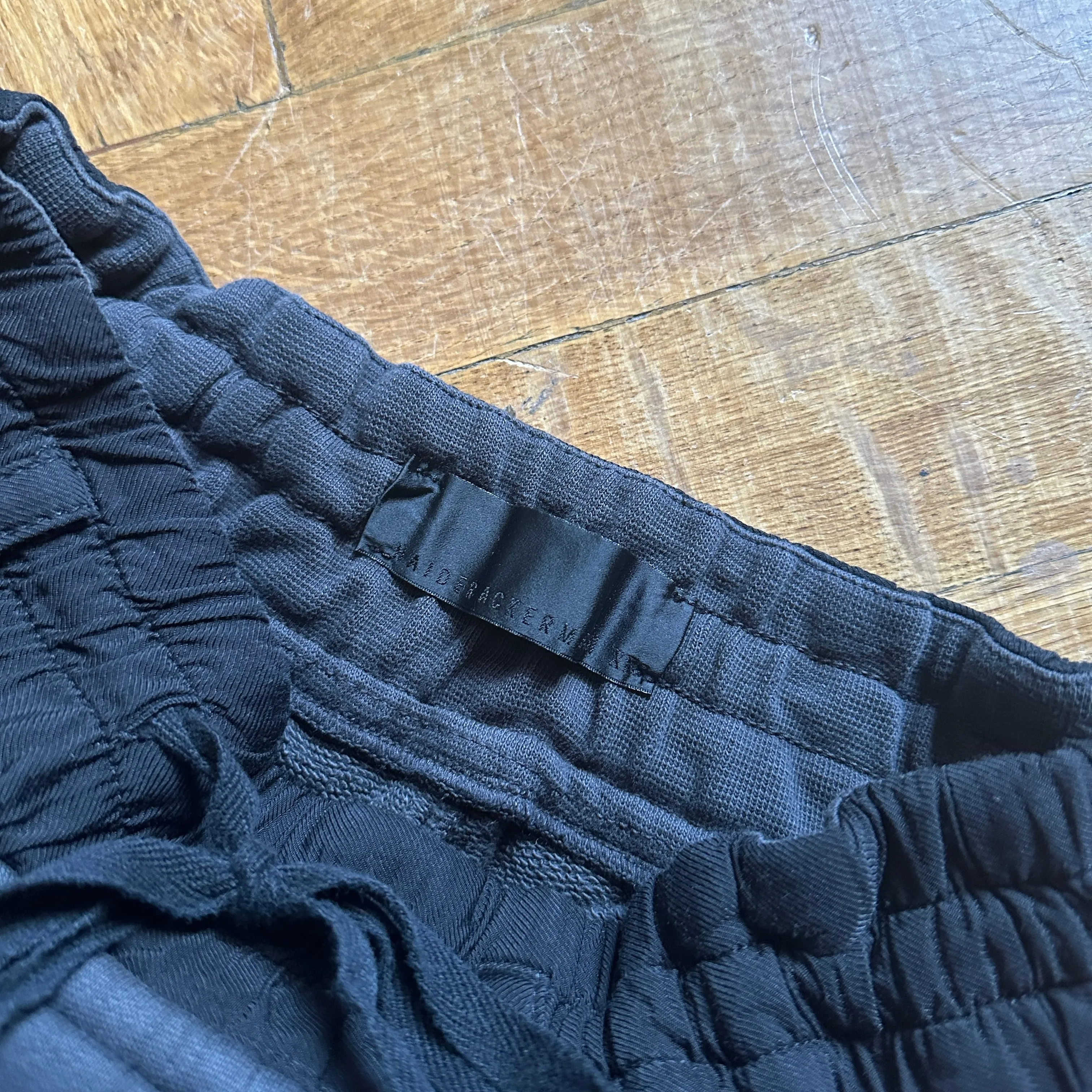 Haider Ackermann Cropped Patchwork Sweatpants