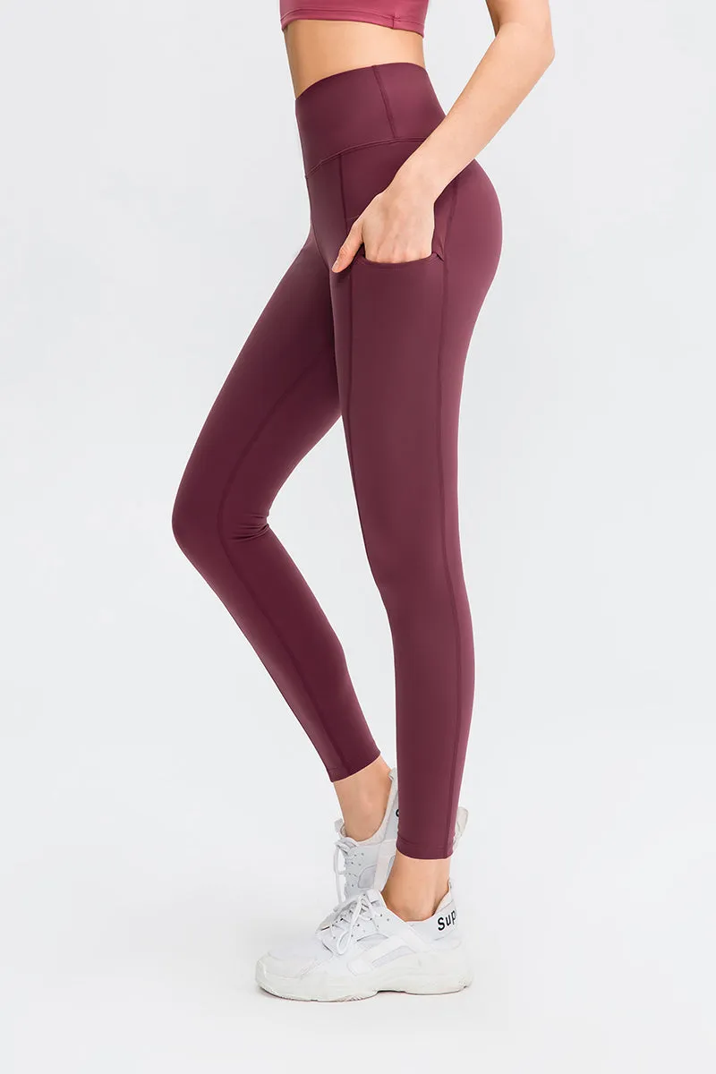 High-Waist Leggings with Pockets