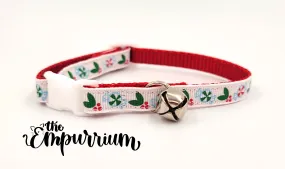 Holiday Cat Collar - Minty