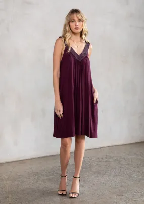 Holiday Sparkle Swing Sleeveless Mini Dress