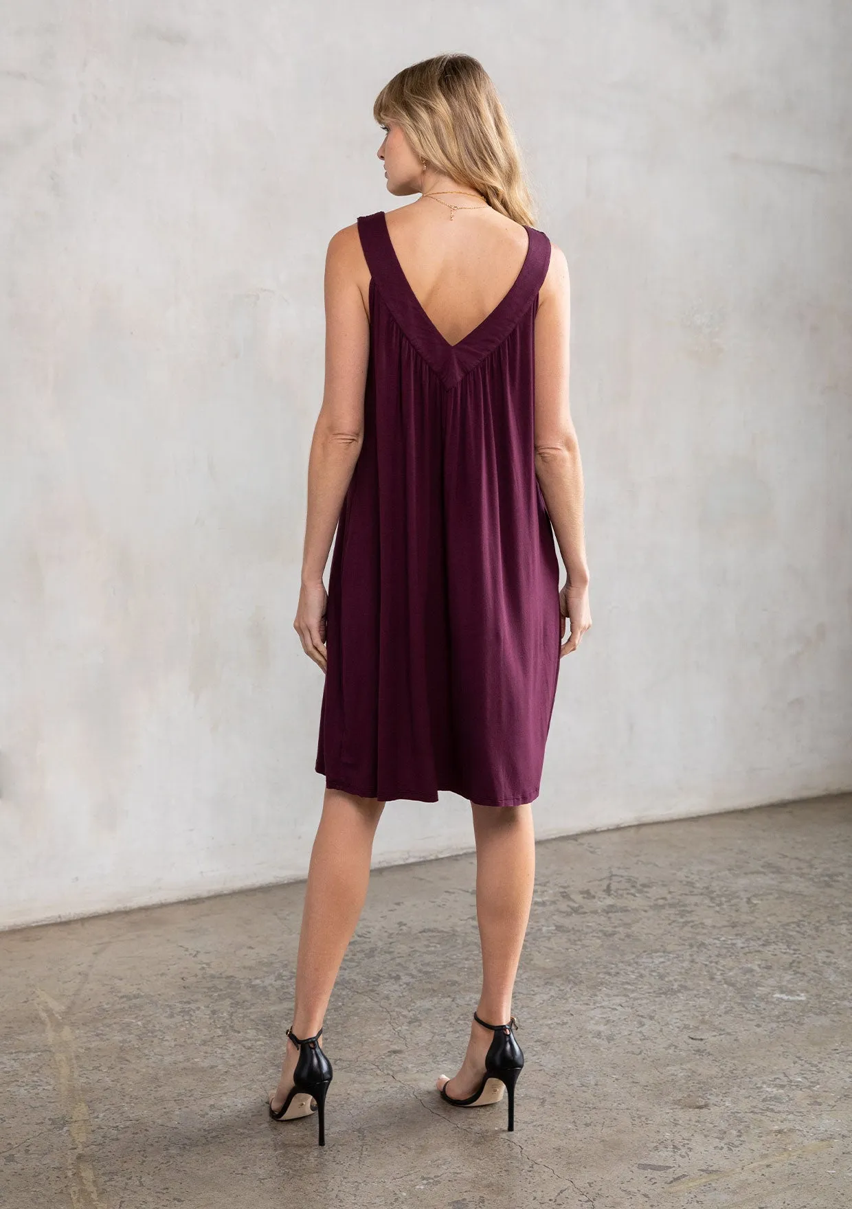 Holiday Sparkle Swing Sleeveless Mini Dress