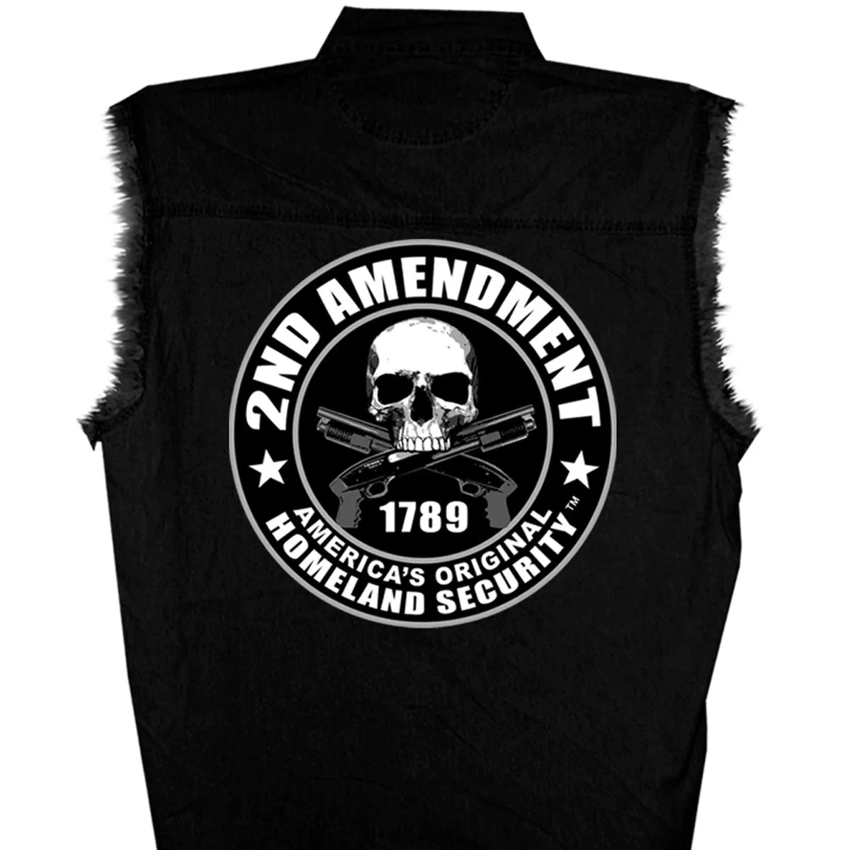 Hot Leathers GMD5200 Men's '2nd Amendment America's Original Homeland
