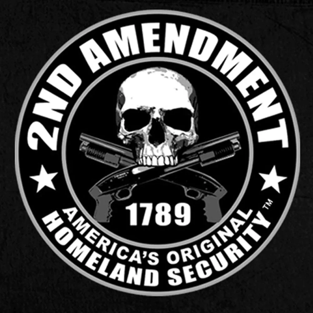 Hot Leathers GMD5200 Men's '2nd Amendment America's Original Homeland