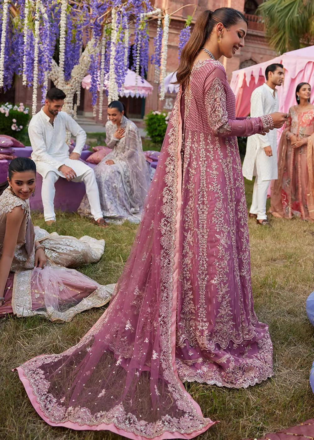 Izhar Unstitched Luxury Chiffon Collection by Mushq | HANIA