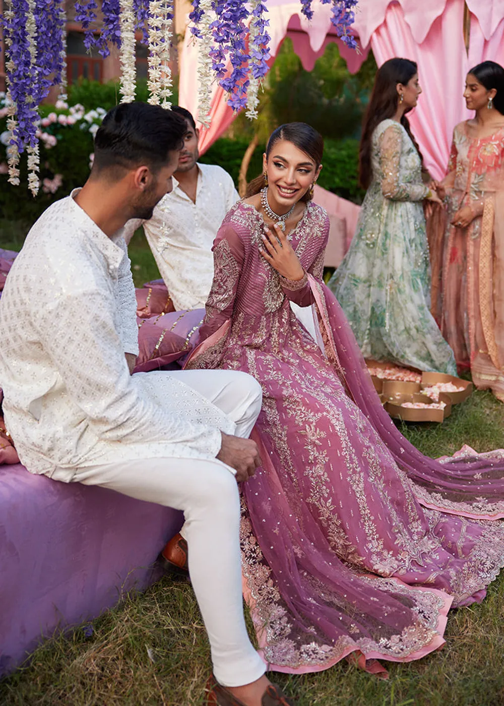 Izhar Unstitched Luxury Chiffon Collection by Mushq | HANIA
