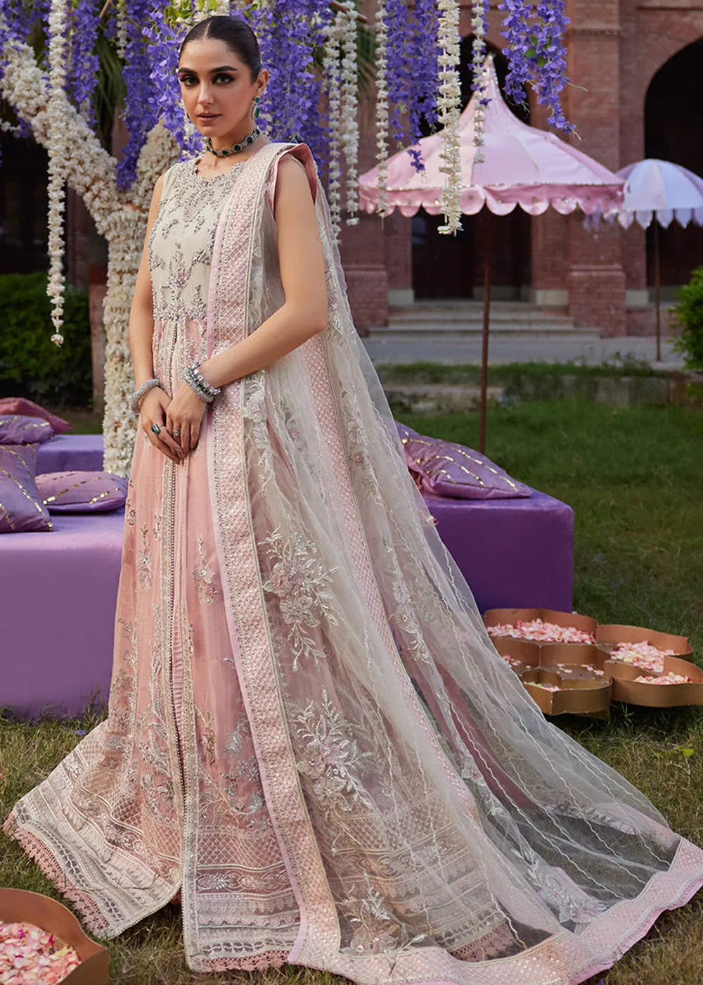 Izhar Unstitched Luxury Chiffon Collection by Mushq | MISHAAL