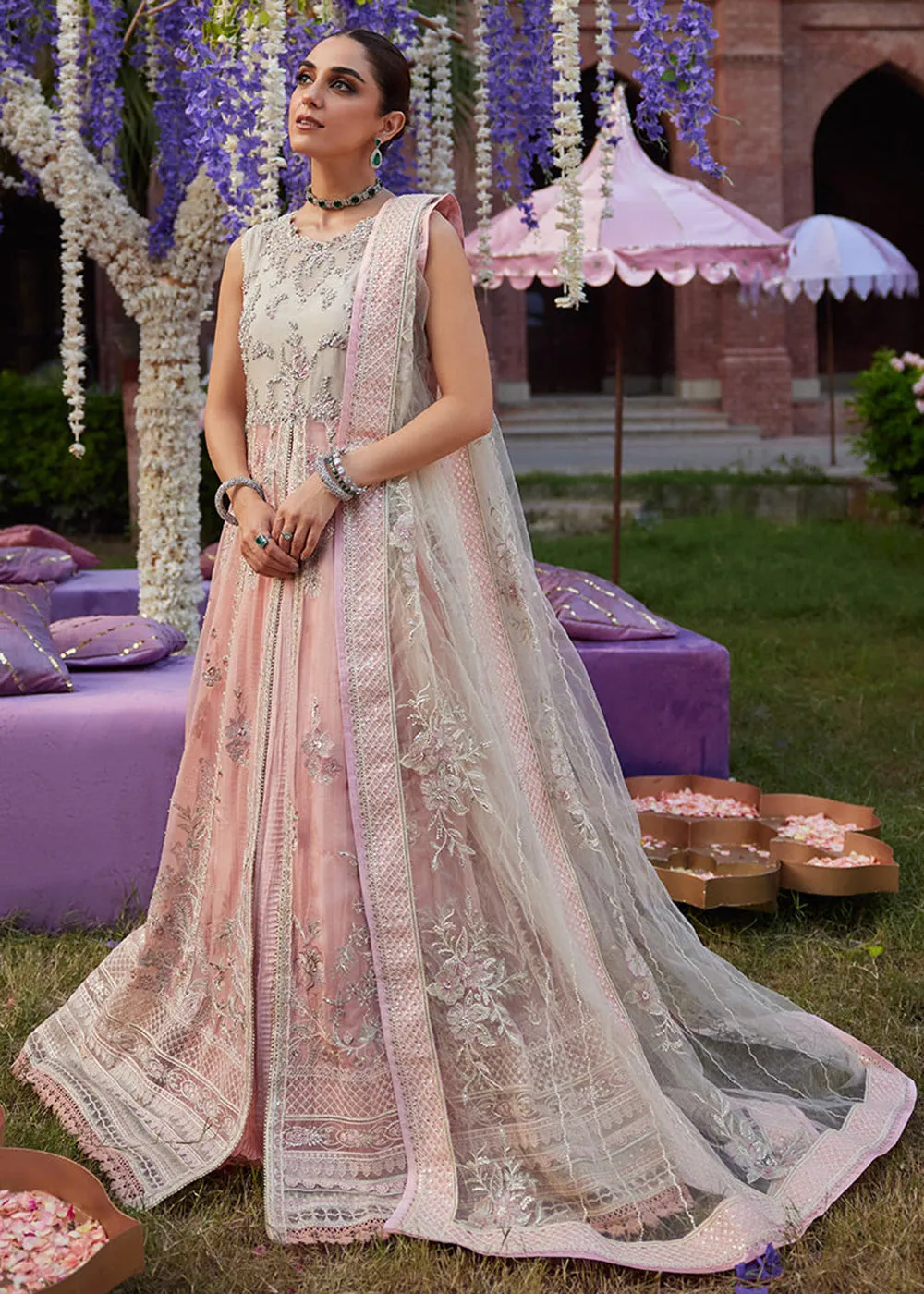 Izhar Unstitched Luxury Chiffon Collection by Mushq | MISHAAL