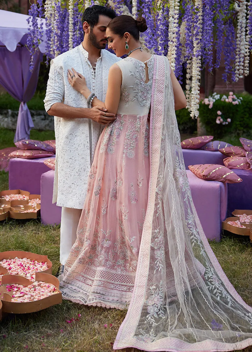 Izhar Unstitched Luxury Chiffon Collection by Mushq | MISHAAL