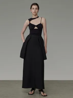 Layered Flare Chic Nichi Long-Skirt
