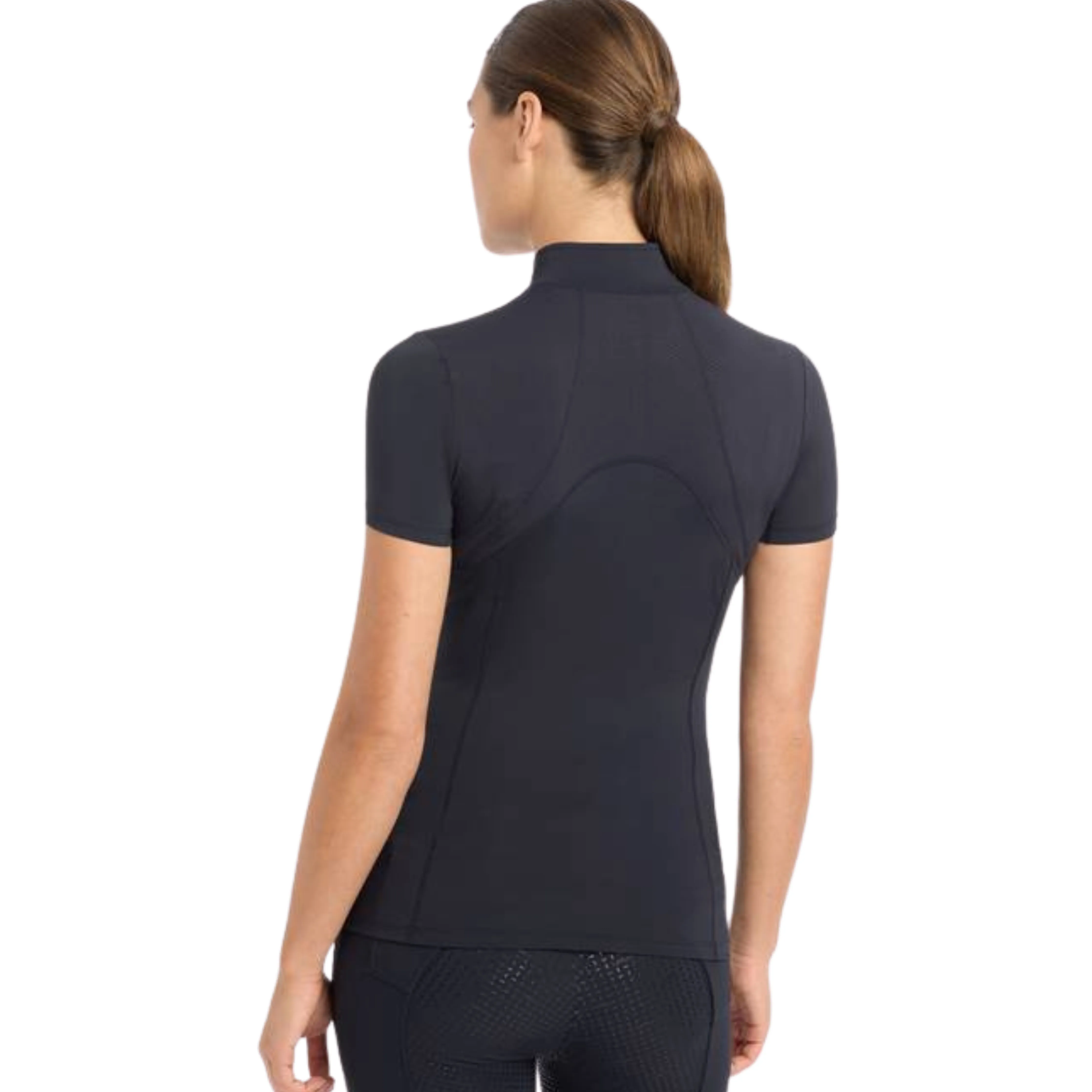 LeMieux Mia Mesh Short Sleeve Base Layer - Navy