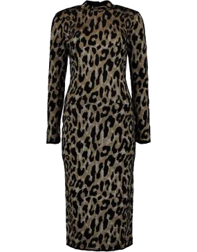 Leopard Knit Dress