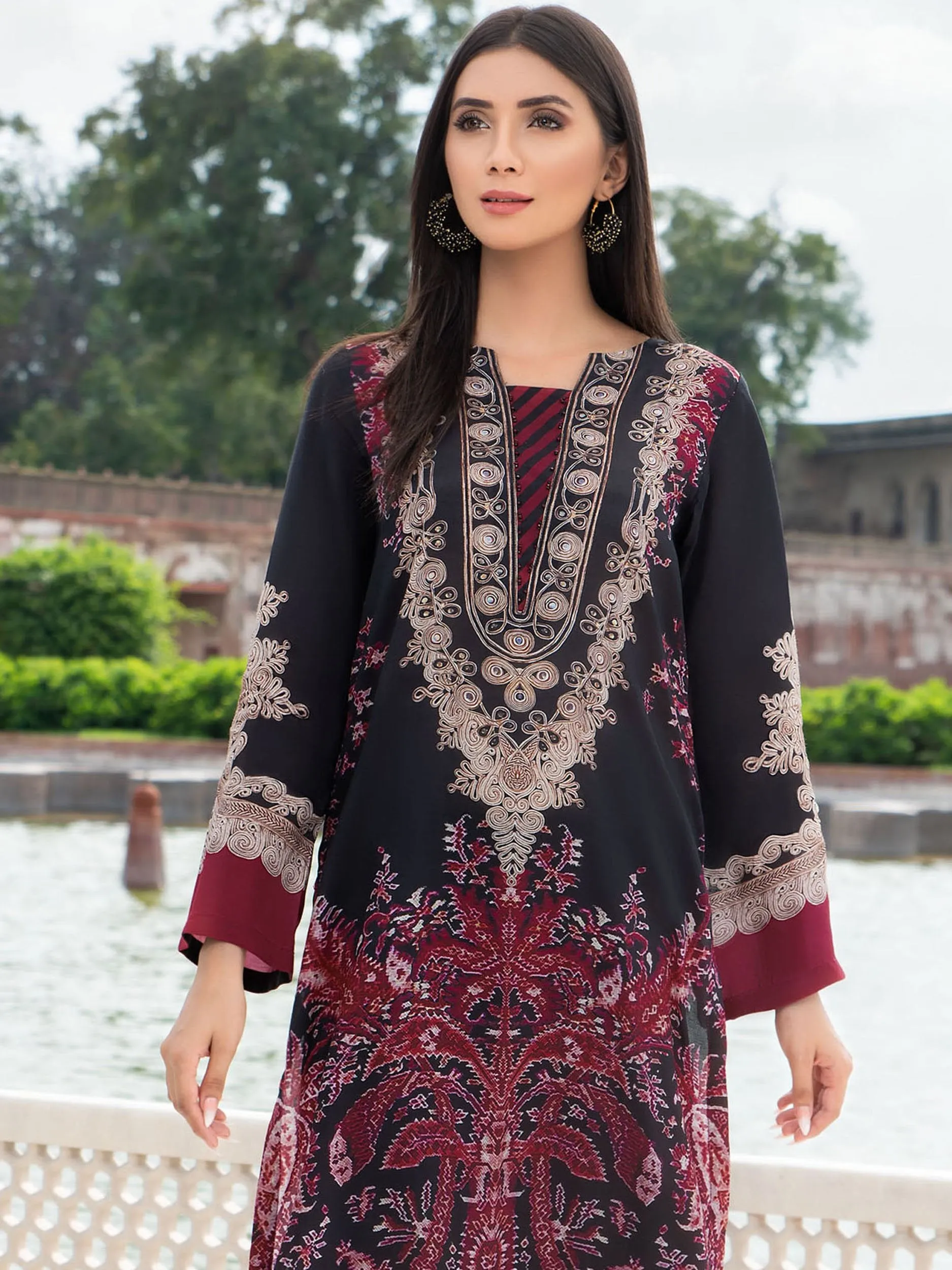 Limelight Cambric Collection 2019 – Silk Shirt – U0845-SSH-RED