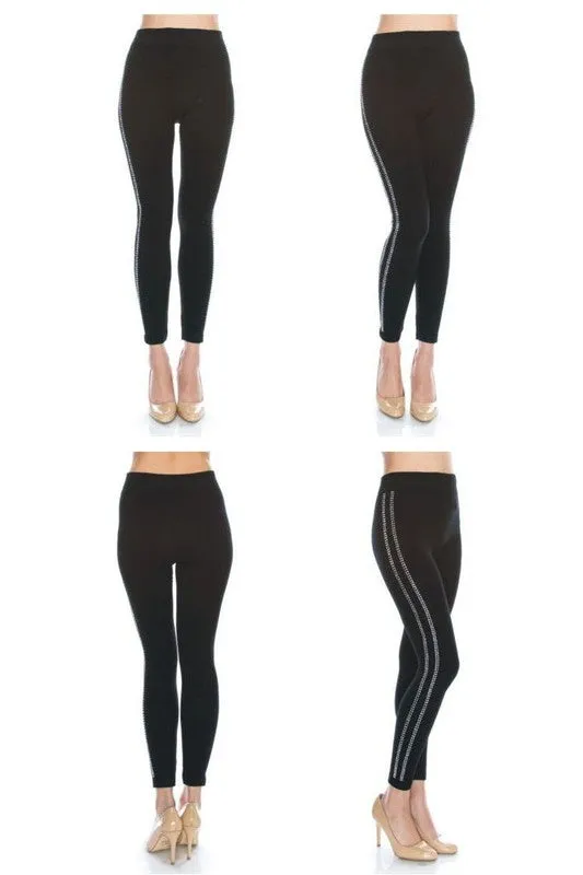 Love Bling Chip Stone Leggings