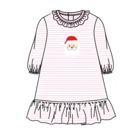 Luigi Kids Santa Dress - Pink