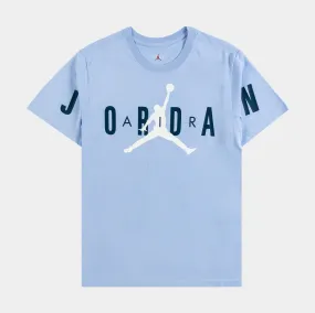 MJ Stretch Crew Mens Short Sleeve Shirt (Blue)