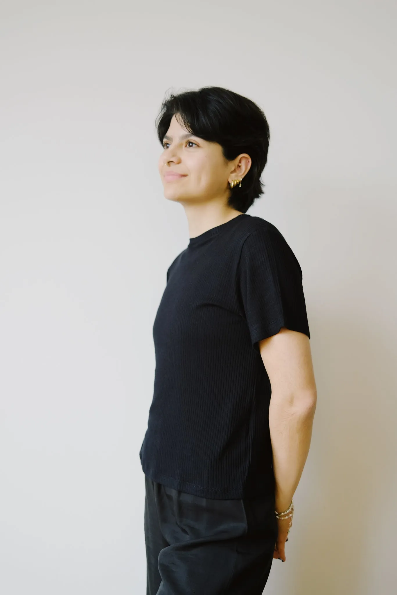 modal t-shirt - lula - black
