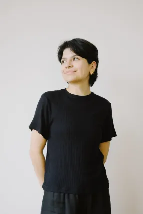 modal t-shirt - lula - black