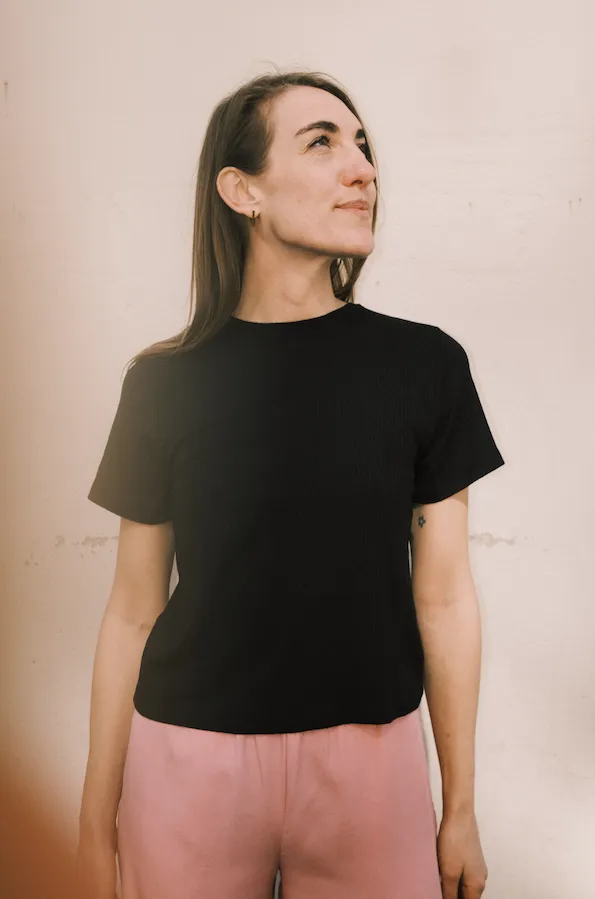 modal t-shirt - lula - black