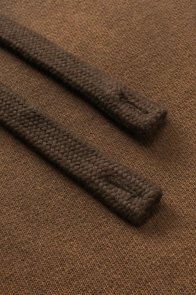 Moody Solid Color Knit Middle Washed Out Sweatpants